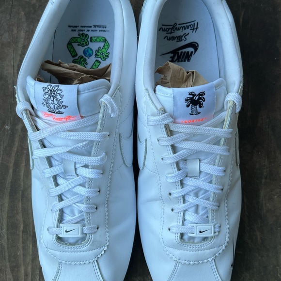 NIKE CORTEZ FLYLEATHER QS x STEVE HARRINGTON 'Earth Day' Sz 15 [CI5548 100] - Picture 7 of 13